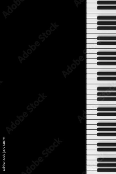 Obraz Keyboard on Black