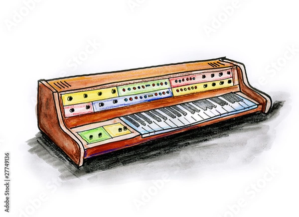 Obraz Syntezator analogowy
