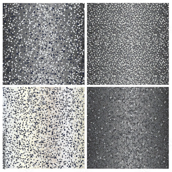 Fototapeta set of glittering Vector background
