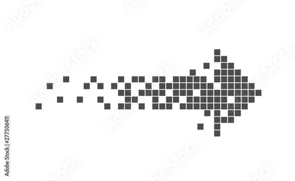 Obraz Pixel Arrow sign