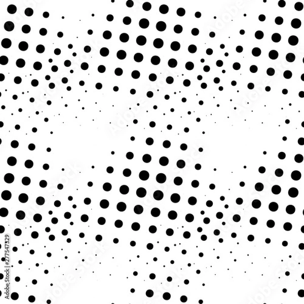 Fototapeta abstract texture. Polka dots style texture. Abstract dotted monochrome pattern. Graphic abstract background. Artistic backdrop.