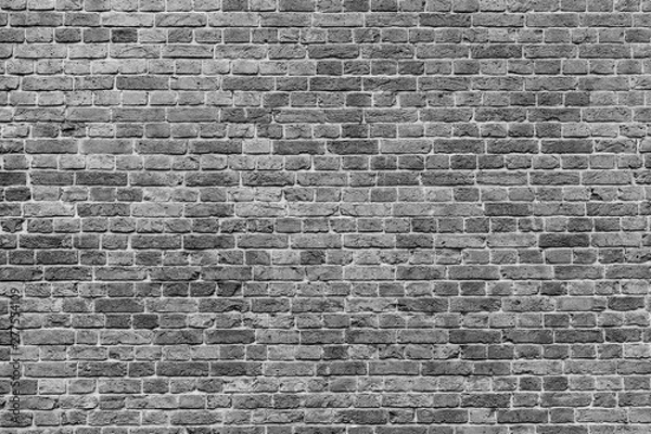 Obraz monochrome textured surface of a brick wall