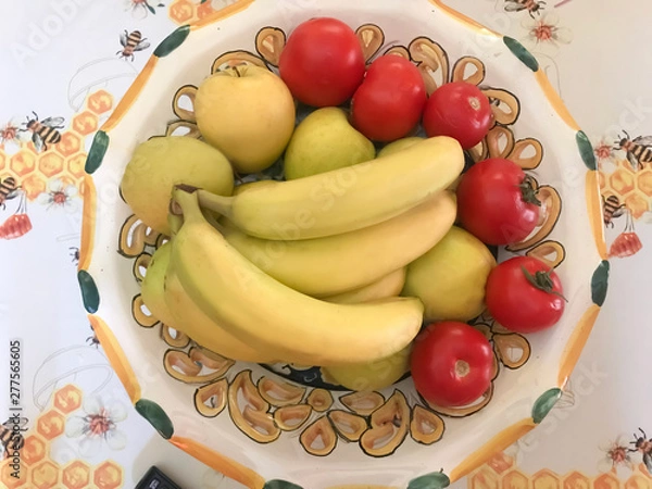 Obraz Piatto con frutta