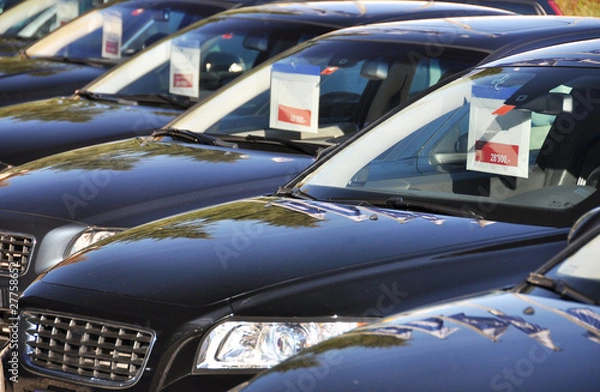 Obraz Samochody na sprzedaż