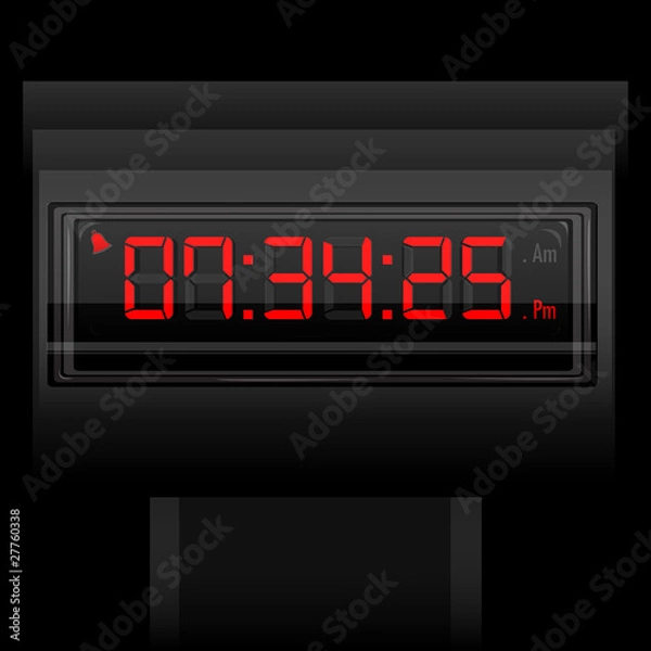 Obraz digital clock