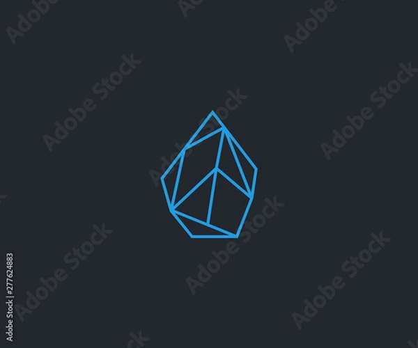 Fototapeta diamond logo design element