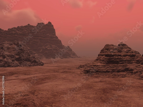 Obraz atmosfera de marte