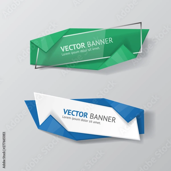 Obraz Vector infographic banners set