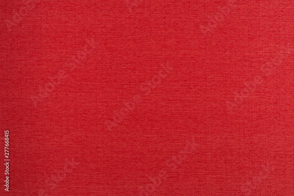 Fototapeta Red fabric background texture. Red cloth. 