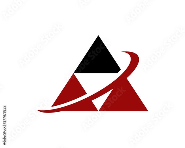 Obraz triangle swoosh