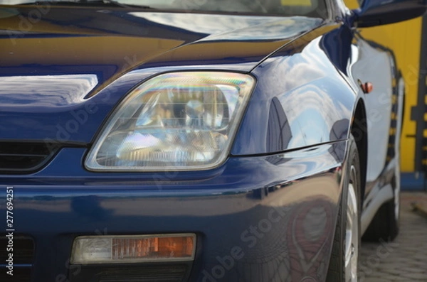Fototapeta autodetailing , auto detailing , poletowanie auta , błysk auta ,ceramika auta , szkło lakier