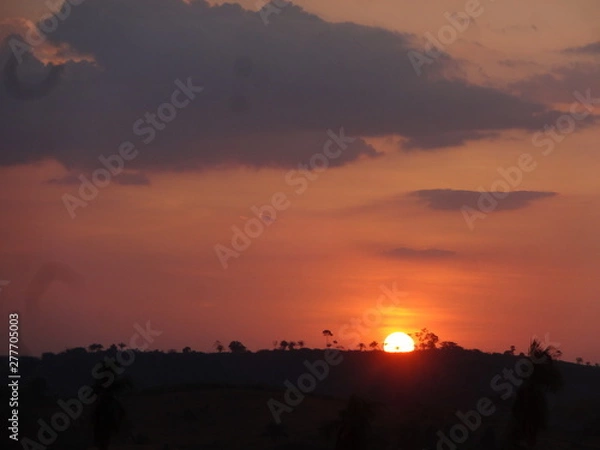 Obraz sunset in mountains