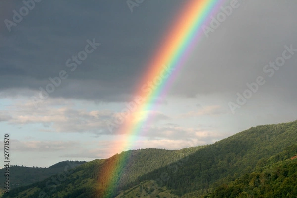 Obraz Rainbow in mountains