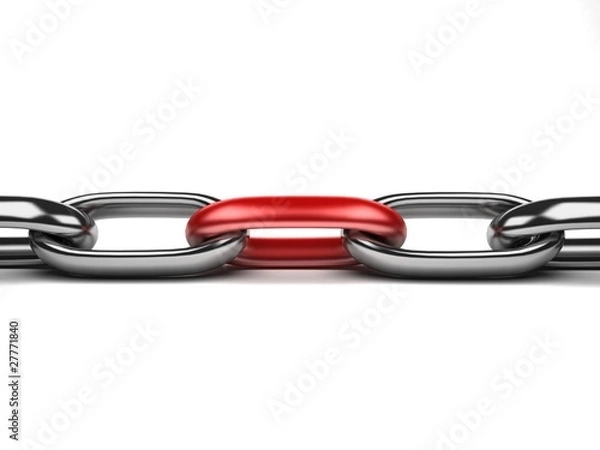 Obraz Isolated chain