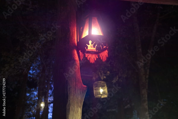 Obraz house in the night