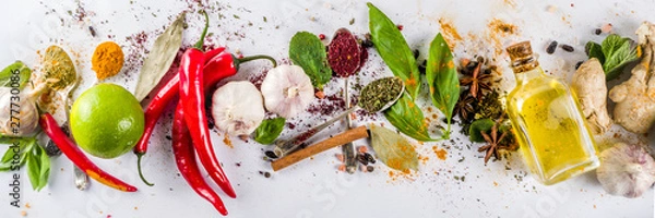 Obraz Various herbs and spices