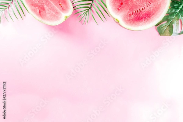 Fototapeta Creative watermelon layout