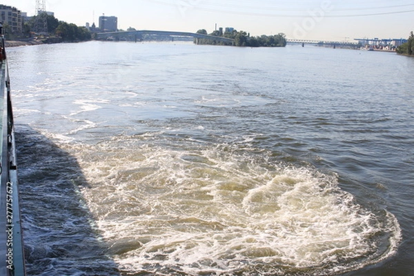 Obraz View from the Rhein river in Mainz