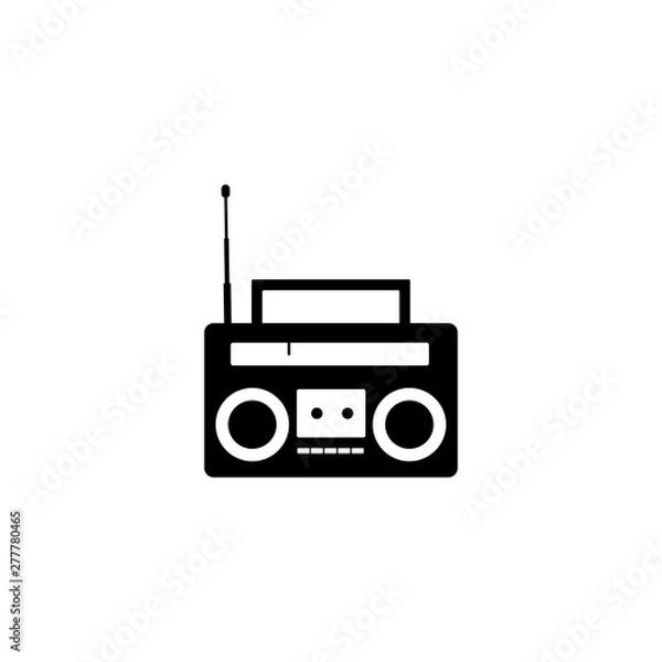 Obraz radio design icon template vector illustration - vector