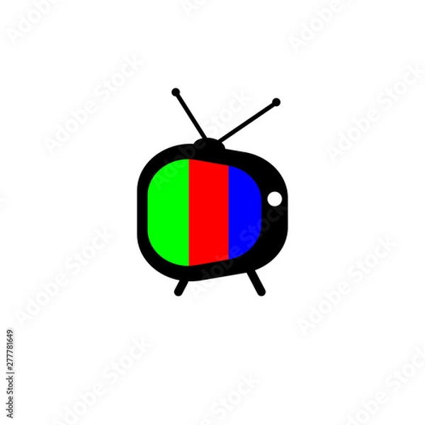 Obraz television design icon template vector illustration - vector