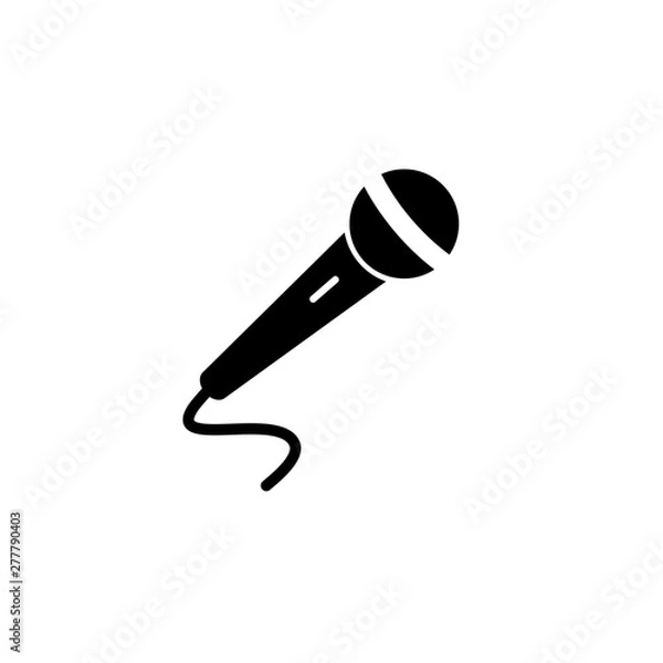 Obraz microphone symbol icon template illustration template vector