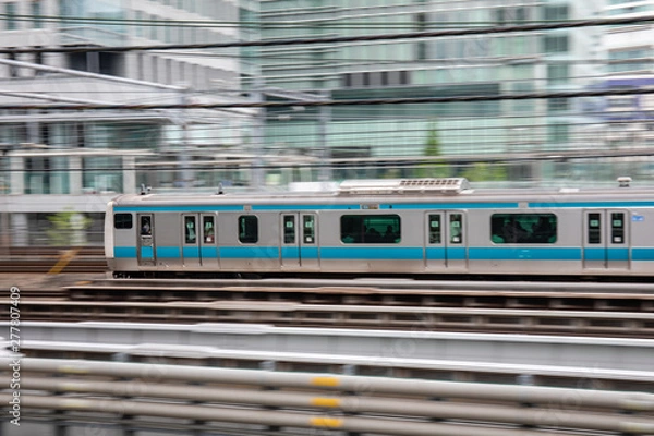 Obraz 日本　東京　の電車