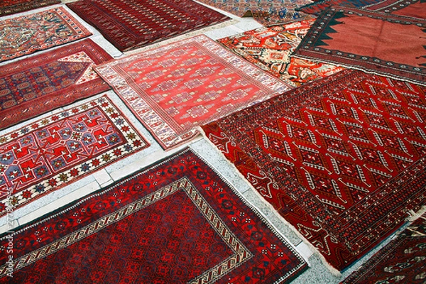 Obraz carpets on street
