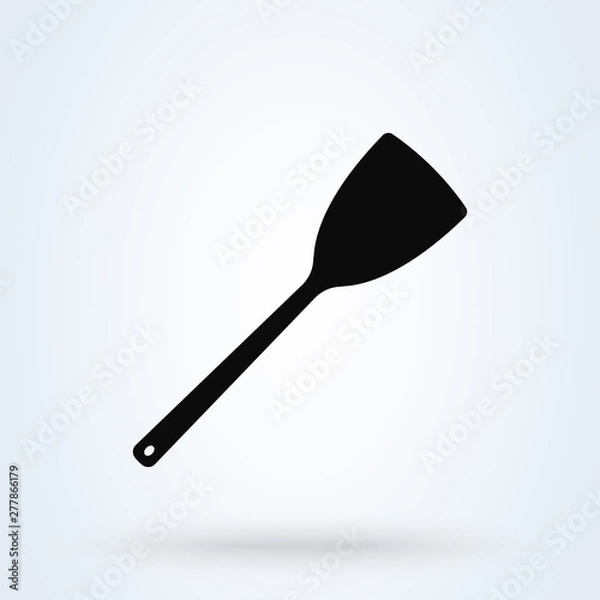 Obraz Kitchen spatula Simple vector modern icon design illustration