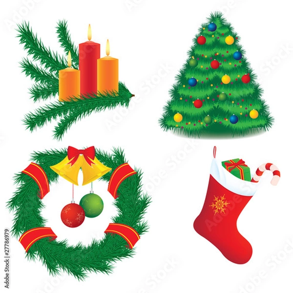 Obraz new year's icons