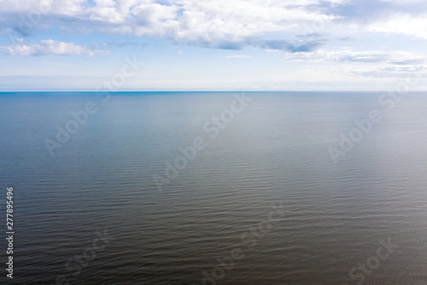 Fototapeta Gulf of Riga, Baltic sea in calm summer day.