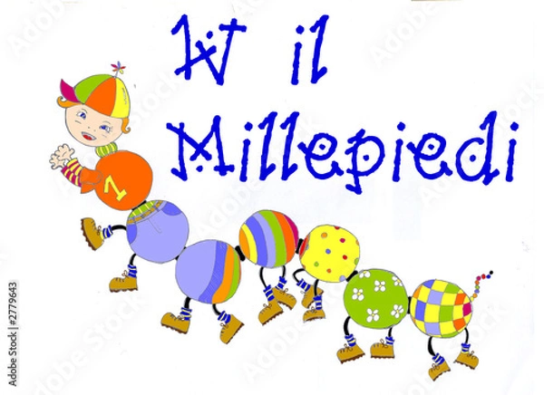 Obraz w il millepiedi