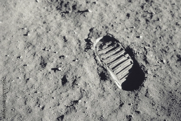 Obraz Wejdź na księżyc. Elementy tego zdjęcia dostarczone przez NASA