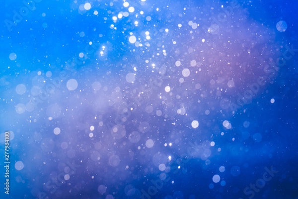 Obraz Blue abstract bokeh