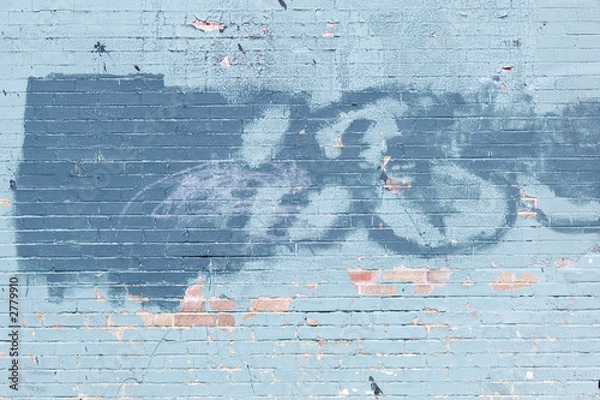 Obraz graffiti on brick wall background