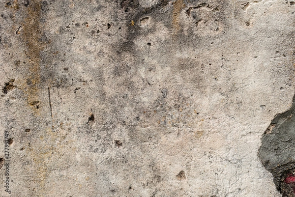 Obraz Texture of a concrete wall with cracks and scratches which can be used as a background