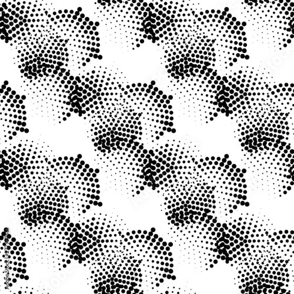 Obraz Modern halftone background meaningful dots Abstract futuristic backdrop.