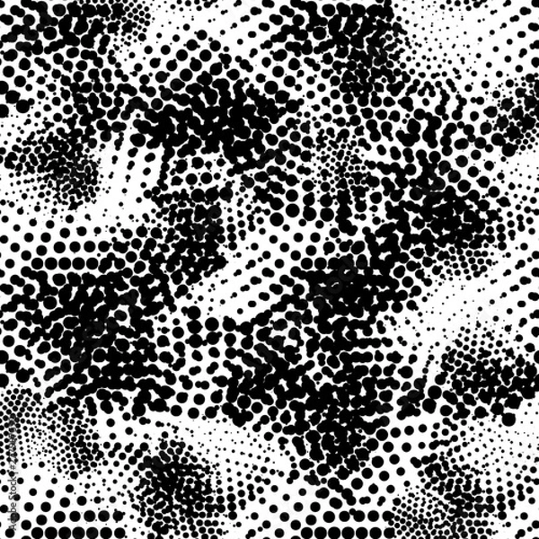 Obraz Modern halftone background meaningful dots Abstract futuristic backdrop.