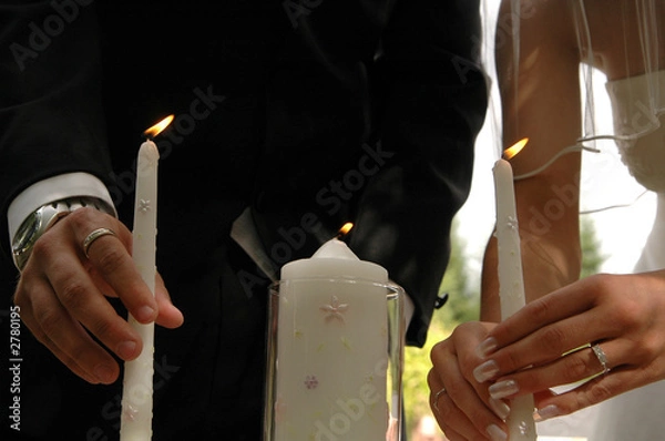 Obraz wedding ceremony candle