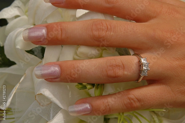 Obraz wedding ring hand