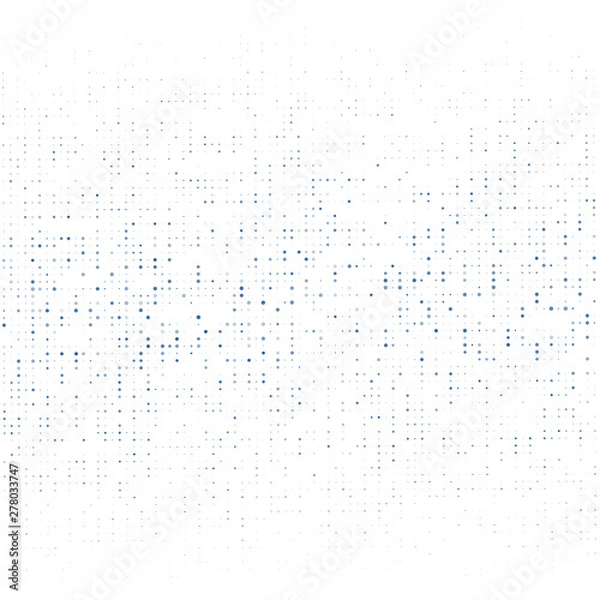 Fototapeta Background of sky-blue points  on white   