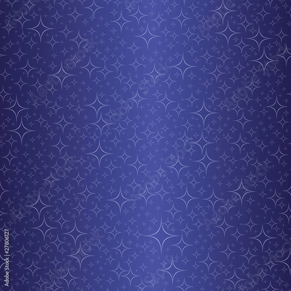 Obraz Christmas seamless a background with stars