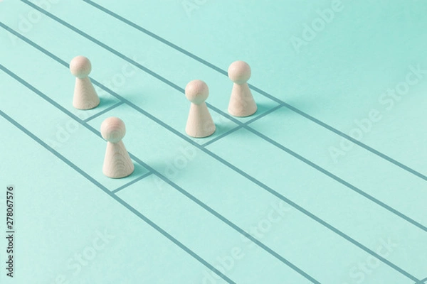 Obraz Race and Rivalry Disadvantage