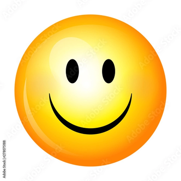 Obraz Smiley. Vector happy face