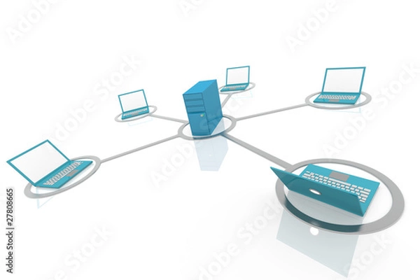 Fototapeta Pc Server