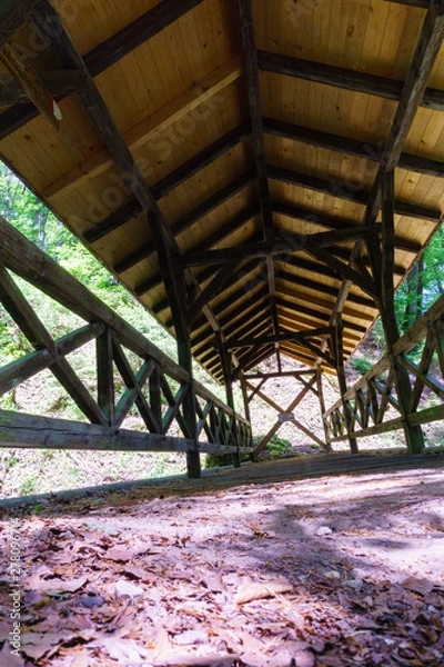 Obraz Alte Holzbrücke