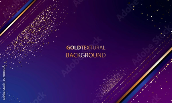 Fototapeta 12.07 золото на синем-6