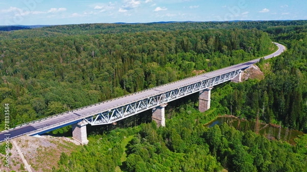 Obraz Bridge aerial view