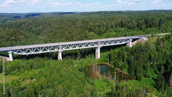 Obraz Bridge aerial view