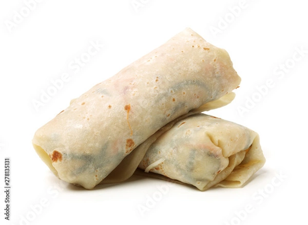 Obraz Burrito na białym tle
