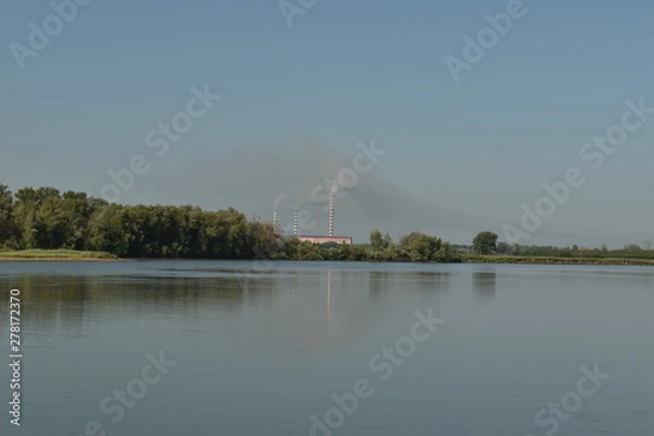 Obraz the factorka and water